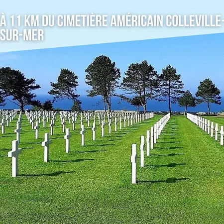 Apartmán Les Douves Duplex 5 Personnes Lumineux Avec Jardin Et Terrasse Amenagee , Vue Sur Chateau A 5mn De La Mer, Proche Omaha Et Bayeux *