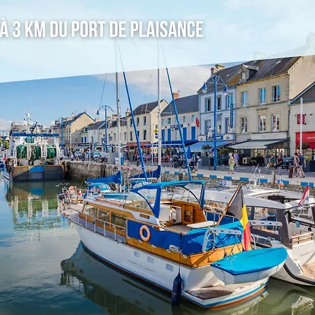 Apartment Les Douves Duplex 5 Personnes Lumineux Avec Jardin Et Terrasse Amenagee , Vue Sur Chateau A 5mn De La Mer, Proche Omaha Et Bayeux *