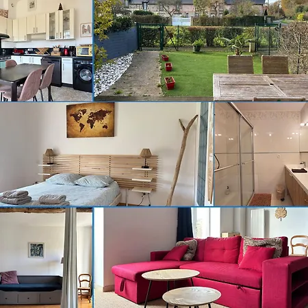 Les Douves Duplex 5 Personnes Lumineux Avec Jardin Et Terrasse Amenagee , Vue Sur Chateau A 5mn De La Mer, Proche Omaha Et Bayeux Commes